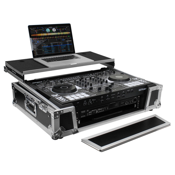 Odyssey Flight Zone Glide Case with Wheels for Roland DJ-808 & Denon MC7000 V2 (Open Box)