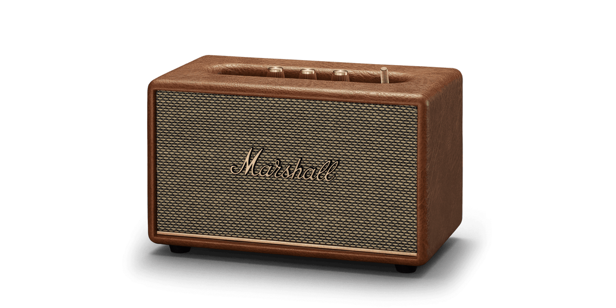 Marshall Acton III Bluetooth Home Speaker, Brown — Rock and Soul Marshall Acton III Bluetooth Home Speaker, Brown — Rock and Soul
