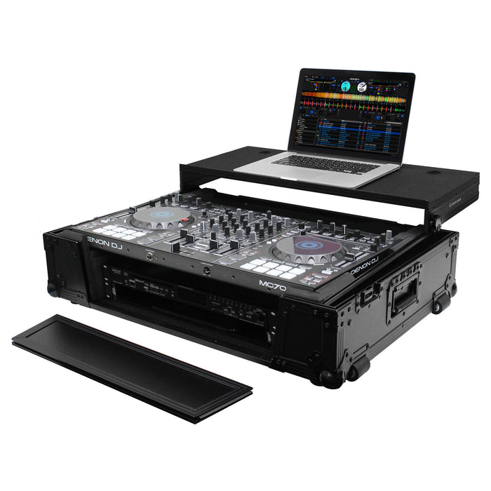 Odyssey Innovative Designs Black Label Glide Case with Wheels for Roland DJ-808 / Denon MC7000 DJ Controller (Open Box)