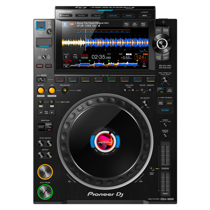 Pioneer DJ CDJ-3000 High-Resolution Pro-DJ Multiplayer Black (No Box)