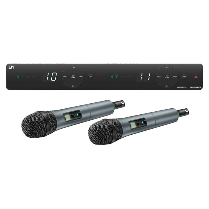 Sennheiser XSW 1-825 Dual-Vocal Set with Two 825 Handheld Microphones (A: 548 to 572 MHz) (Open Box)