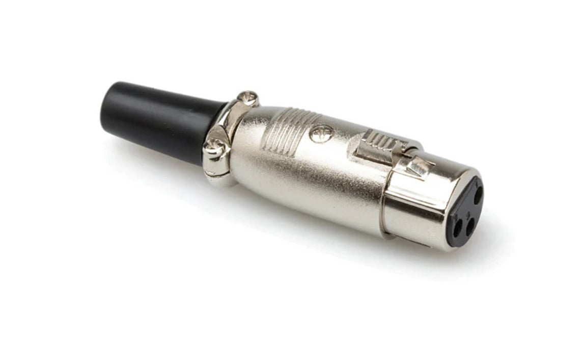 Hosa Technology XLF-025 Female XLR Connector with Clamped Strain Relief