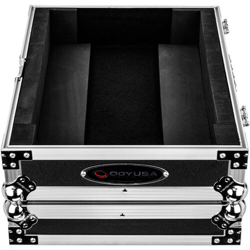 Odyssey Innovative Designs Flight Zone Case for Pioneer DJ CDJ-3000 (Silver and Black) (Open Box)