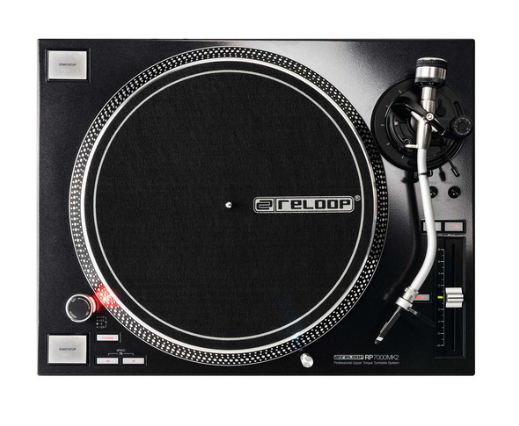 Reloop RP-7000 MK2 Upper Torque Turntable System Black (Pair)