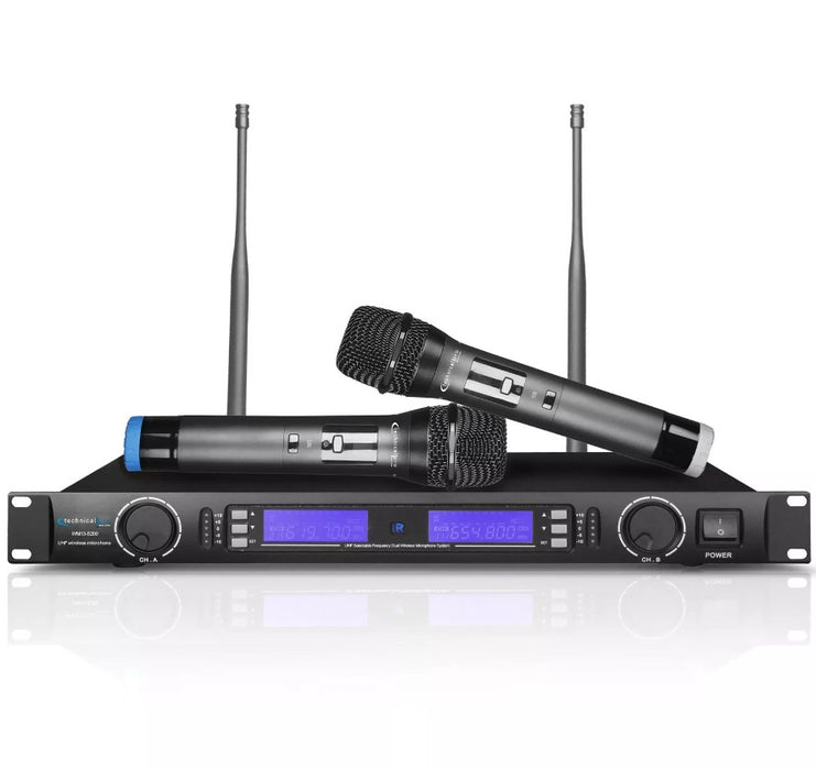 Technical ProWM13S200 Dual Wireless Microphone System