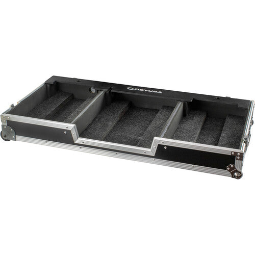 Odyssey DJ Coffin Case for Pioneer DJM-A9 / CDJ-3000 or Similar Size Gear (Silver on Black)