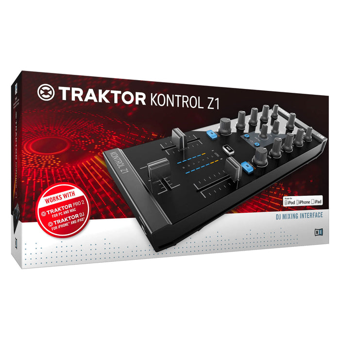 Native Instruments TRAKTOR KONTROL Z1 - DJ Mixing Interface (Open Box)