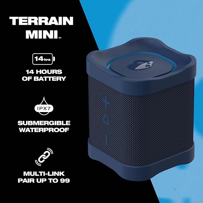 Skullcandy Terrain Mini Wireless Bluetooth Speaker (Navy) (Open Box)