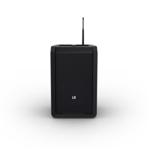 LD Systems ANNY 8 HHD B4.7 Portable Battery-Powered Bluetooth PA Loudspeaker with Handheld Microphone, Black