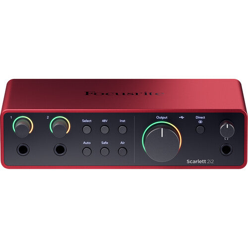 Focusrite Scarlett 2i2 USB-C Audio Interface (4th Generation) (Open Box)