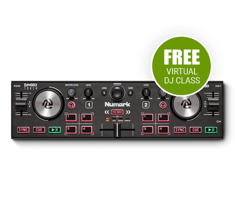 Numark DJ2GO2 Touch + Free 30 Minutes DJ Class