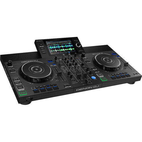 Denon DJ SC LIVE 2 Standalone 2-Deck DJ System with 7" Touchscreen, Built-In Speakers, and Wi-Fi (Open Box)