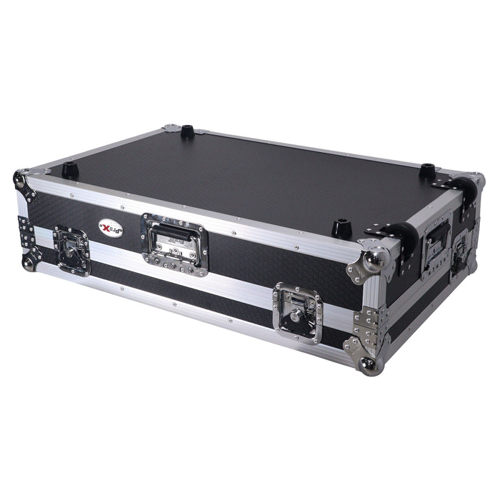 ProX XS-RANEFOURW ATA Flight Style Road Case for RANE Four DJ Controller with 1U Rack Space and Wheels (Open Box)