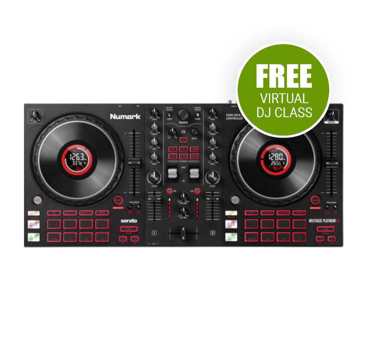 Numark Mixtrack Platinum FX + Free 30 Minutes DJ Class