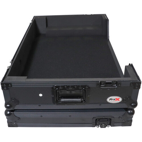 ProX ATA Flight Case For Pioneer XDJ-AZ DJ Controller with 1U Rack Space and Wheels - Black