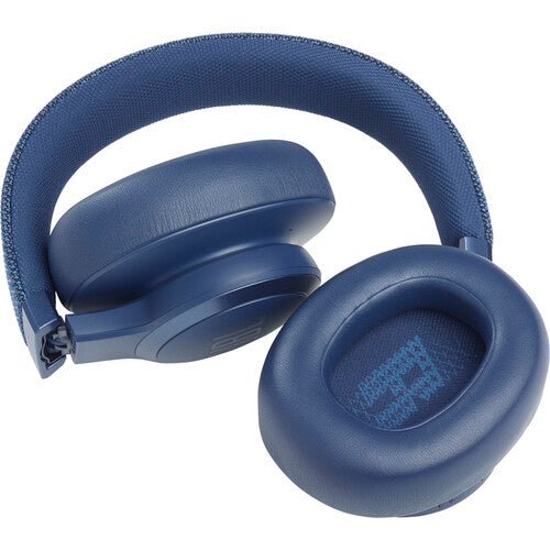 JBL Live 660NC Noise-Canceling Wireless Over-Ear Headphones (Blue)