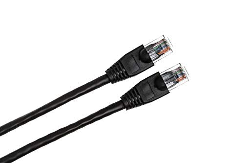 Hosa Technology Cat5e 10/100 Base-T Ethernet Cable (3', Black)