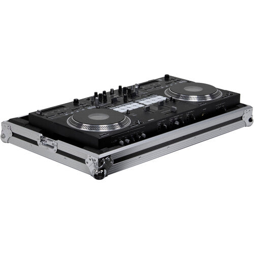 Odyssey Flight Zone Low-Profile Series DJ Controller Case for Pioneer DDJ-REV7 (Silver on Black)