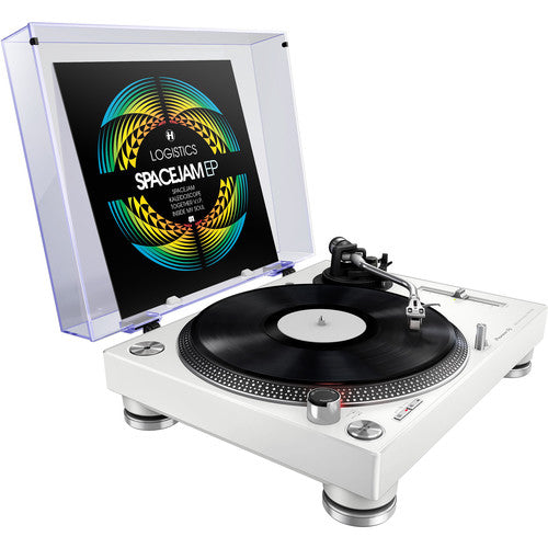 Pioneer DJ PLX-500-W Direct Drive Turntable in White (Open Box)