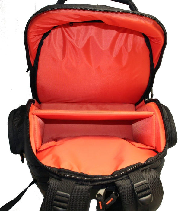 Gator Cases Club Series Backpack for DJ Equipment with Laptop Section and Bright Orange Interior; Large (G-CLUB BAKPAK-LG) (Open Box)