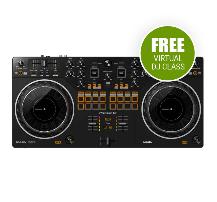 Pioneer DJ DDJ-REV1 + Free 30 Minutes DJ Class