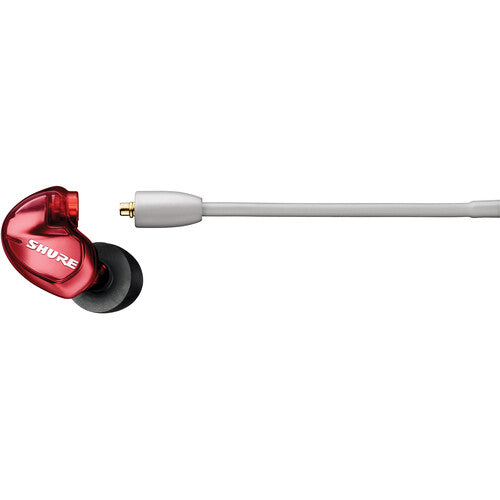 Shure SE535 Sound-Isolating In-Ear Stereo Headphones with 3.5mm Audio Cable (Special-Edition Red) (B-stock)