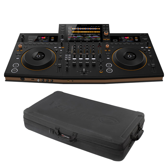 Pioneer DJ OPUS-QUAD Professional 4-Channel All-in-One DJ System (Black) + Odyssey BMPIOPUSQUAD EVA Molded Soft Case