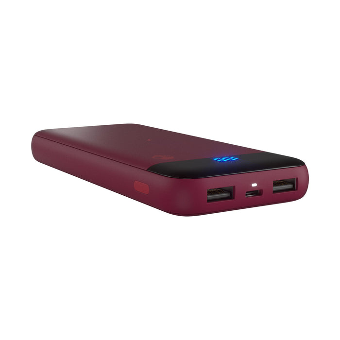Skullcandy Stash Fuel 10,000 mAh Portable Battery Pack - Deep Red (Open Box)