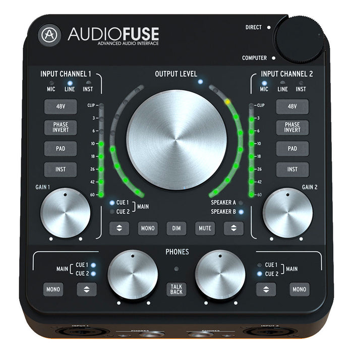 Arturia AudioFuse Rev2 14x14 Audio Interface (Black) (Open Box)