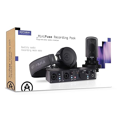 Arturia Minifuse Recording Pack - Black