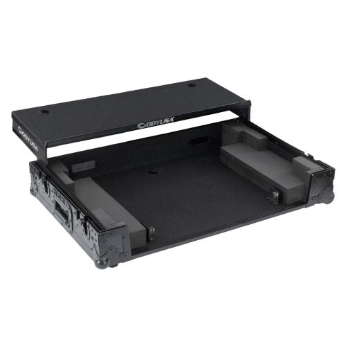 Odyssey Black Label DDJ-FLX10 1U Flight Case with Glide Style Laptop Platform and Corner Wheels (Open Box)