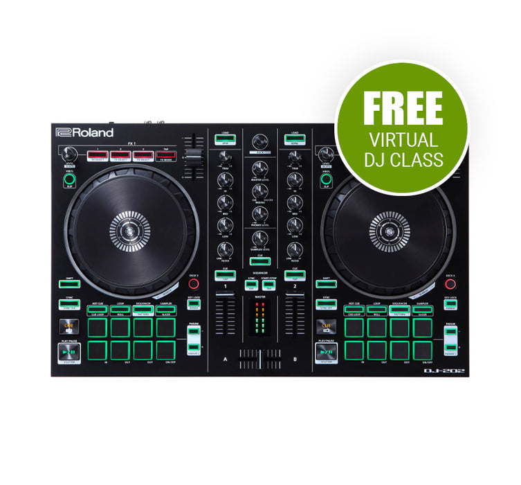 Roland DJ-202 + Free 30 Minutes DJ Class