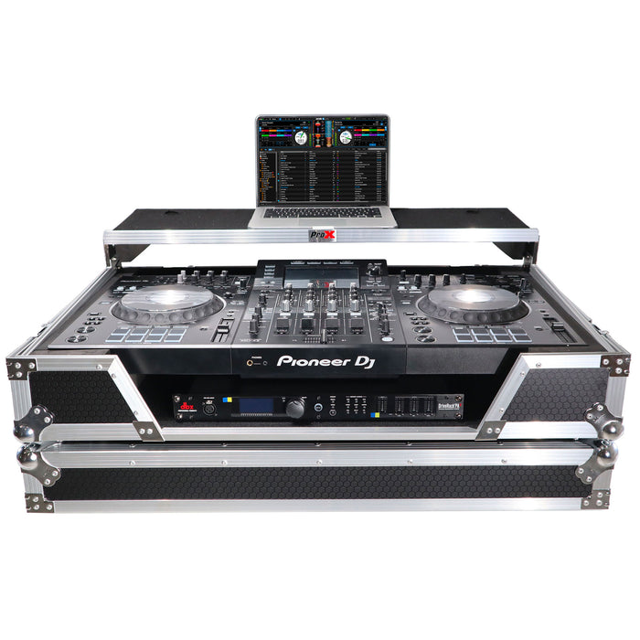 ProX Flight Case with Shelf and Wheels for Pioneer XDJ-XZ System (Silver on Black) (Open Box)