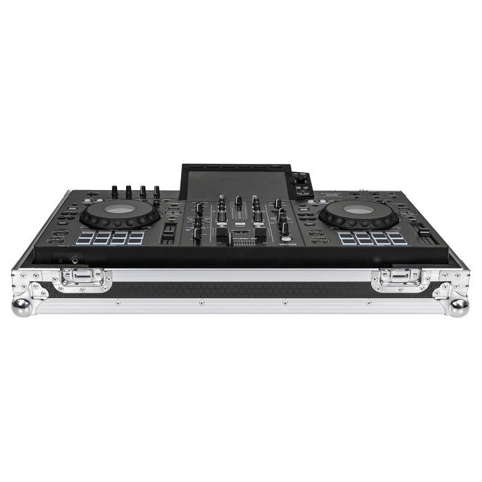 Headliner Low Profile Flight Case with Wheels, Compatible with XDJ-RX3, Black (HL10006) (Open Box)