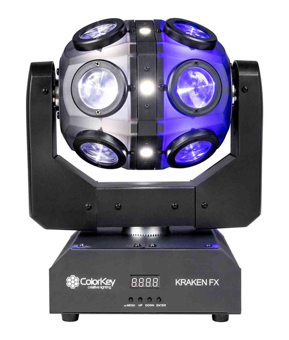 Colorkey CKU-1070 Kraken FX Energizing QUAD Color LED Effect Light with Built in Blinder (Open Box)