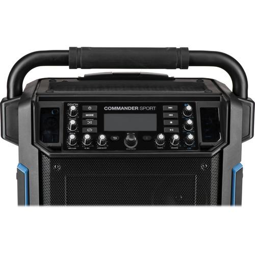 Denon Commander Sport Portable Water-Resistant 120W All-In-One PA System W/ Wireless Microphone (Open Box)