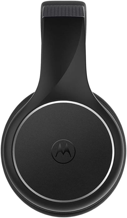 Motorola Escape 220 - Wireless Bluetooth Headphones (HD Sound, Integrated Microphone, 23 Hours of Playtime, Noise Isolation, Foldable and Compact), Black