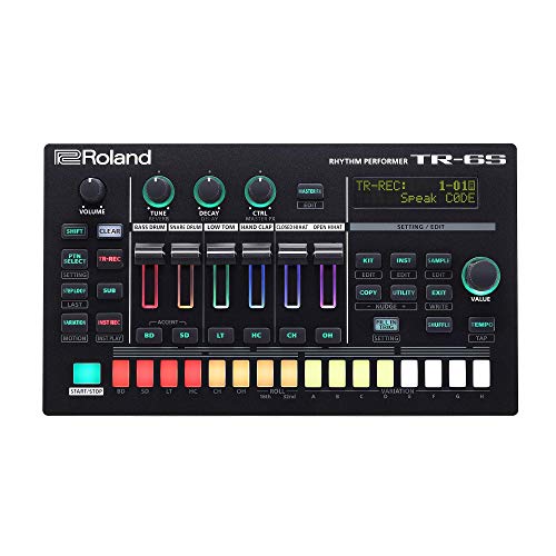 Roland TR-6S Compact Drum Machine with Six tracks of Authentic TR Sounds, Samples, FM Tones, and Effects (Open Box)