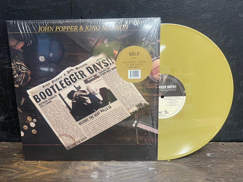 John Popper & Jono Manson BOOTLEGGER DAYS!! colored LP