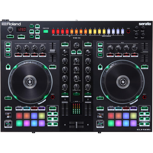 Roland DJ-505 + Odyssey KDJC3BL Black Krom Medium DJ Controller Case