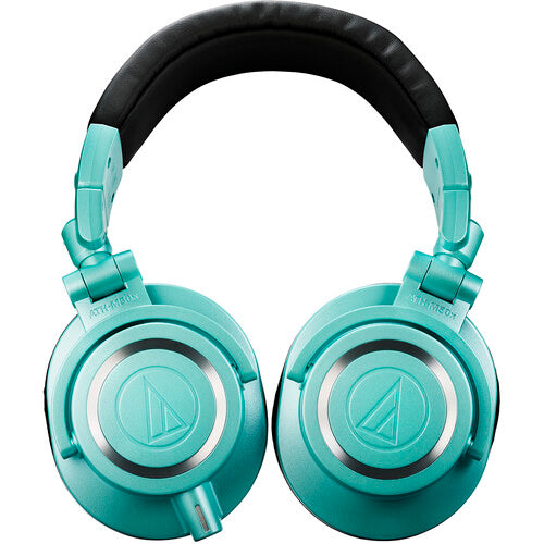 Audio-Technica ATH-M50xIB Professional Studio Monitor Headphones, Ice Blue (Open Box)