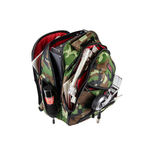 Odyssey Backspin 2 Digital Gear Backpack, Green Camouflage