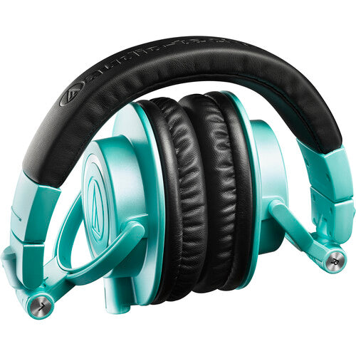 Audio-Technica ATH-M50xIB Professional Studio Monitor Headphones, Ice Blue (Open Box)