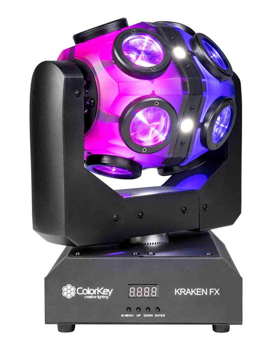 Colorkey CKU-1070 Kraken FX Energizing QUAD Color LED Effect Light with Built in Blinder