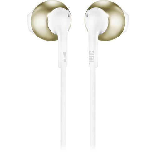 JBL TUNE 205BT Wireless Bluetooth Earbud Headphones (Champagne Gold) - Rock and Soul DJ Equipment and Records