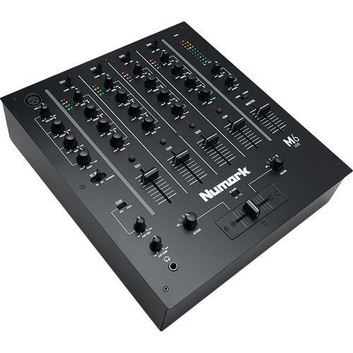 Numark M6 USB 4-Channel USB DJ Mixer (Black) - Rock and Soul DJ Equipment and Records