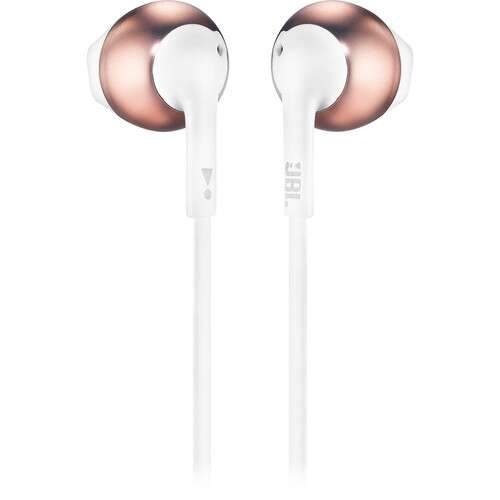 JBL TUNE 205BT Wireless Bluetooth Earbud Headphones (Rose Gold) - Rock and Soul DJ Equipment and Records