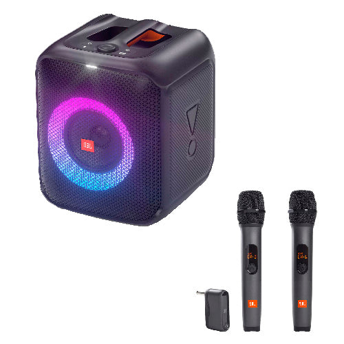 JBL PartyBox Encore Essential Wireless Speaker + Wireless Microphone System (2-Pack)