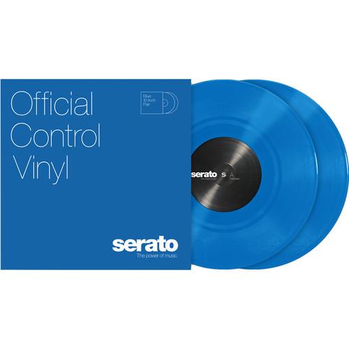 Serato 10" Serato Control Vinyl - Standard Colors - (Blue) (Pair) - Rock and Soul DJ Equipment and Records