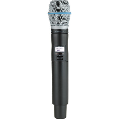 Shure ULXD2/B87A Digital Handheld Wireless Microphone Transmitter with Beta 87A Capsule (G50: 470 to 534 MHz)